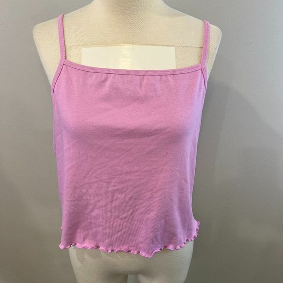 NWOT BP Square Neck Crop Camisole in Purple Tulip (2X) - Picture 5 of 11